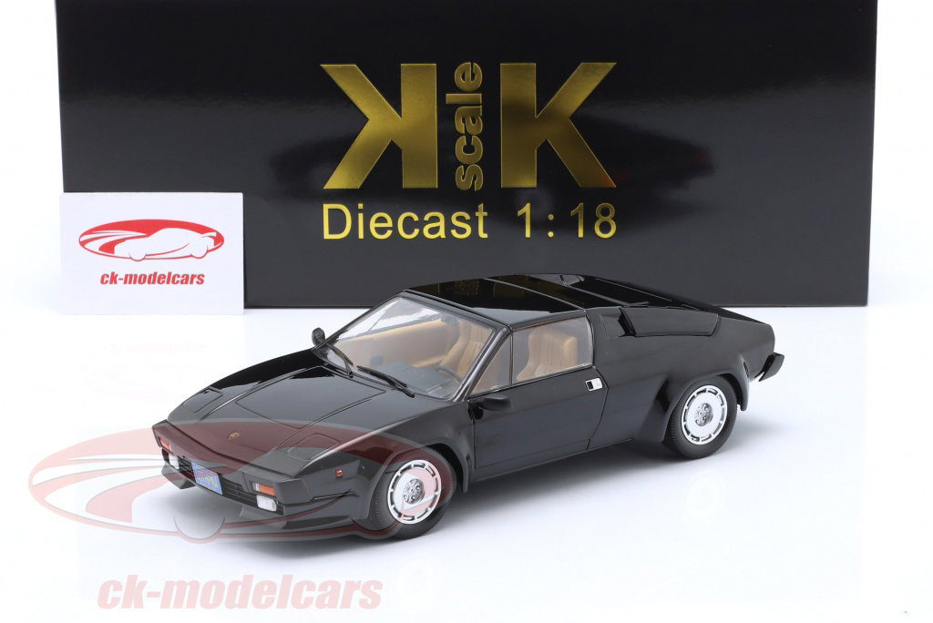 KK-Scale 1:18 Lamborghini Jalpa 3500 Movie Version 1982 black