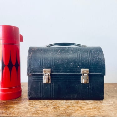 Metal Lunch Box with Thermos | American Thermos Bottle