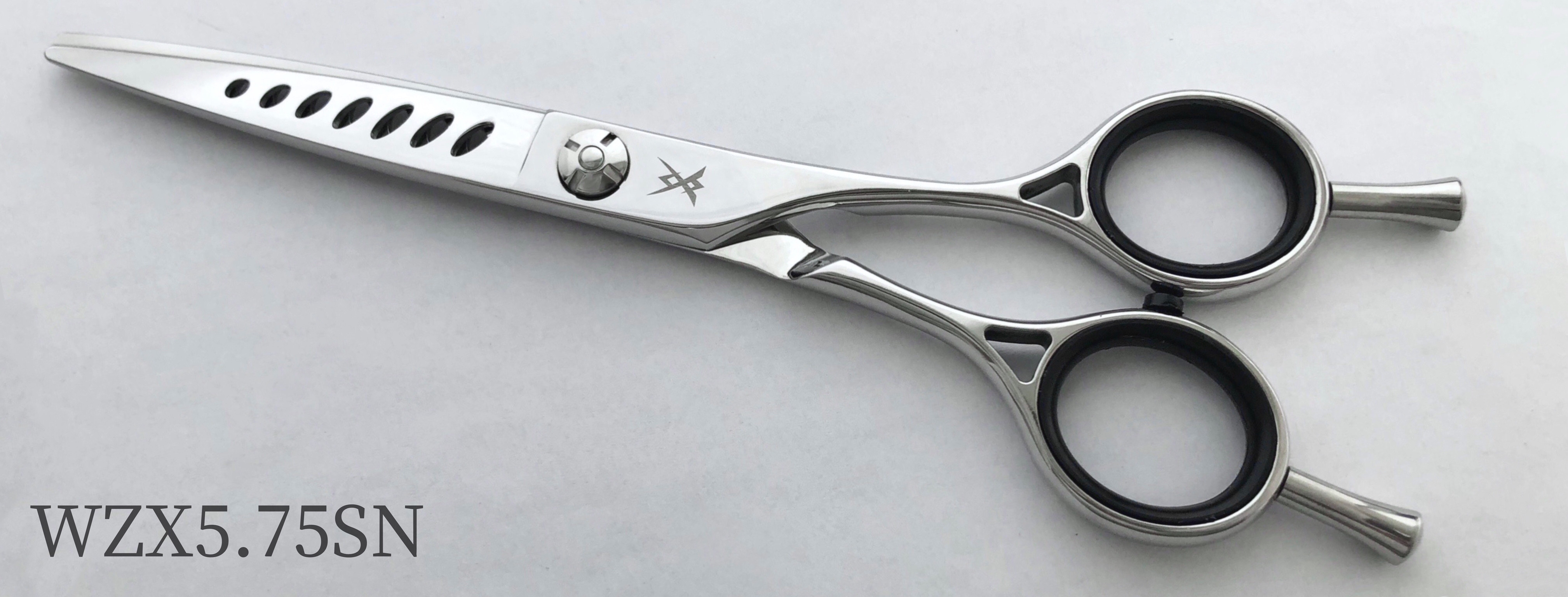 珍品！日本製 スライド＆ストローク R刃シザー ６インチ スライドシザー|美容ハサミなら飛燕シザー｜美容ハサミなら飛燕シザー