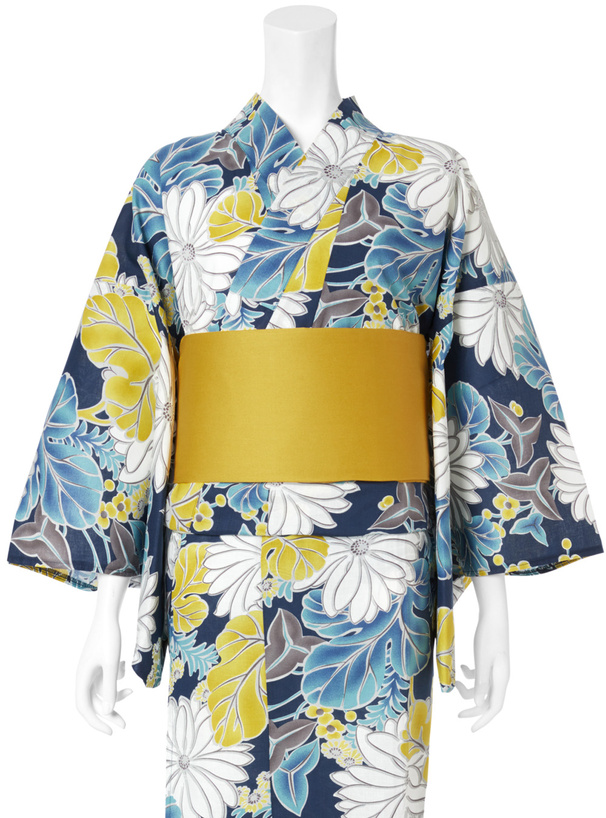 水彩菊浴衣セット[gi1218] | レディースファッション通販のグレイル