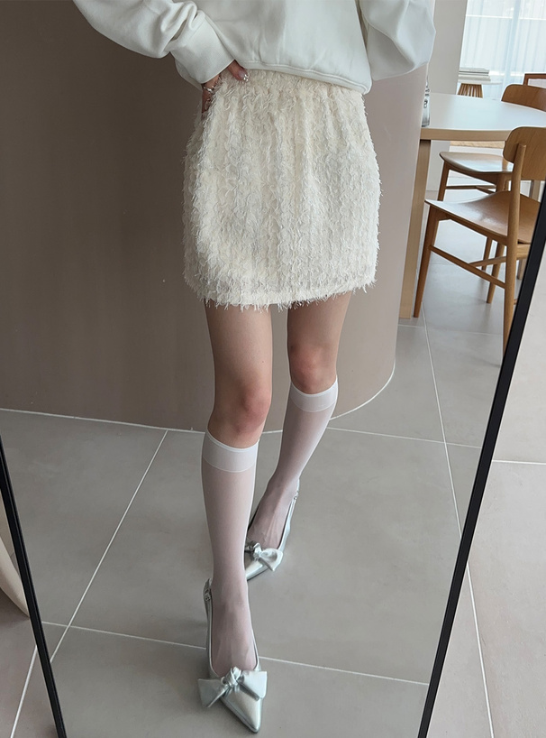 インパン裏地付きフリンジフラワーミニスカート[jh69] | レディース