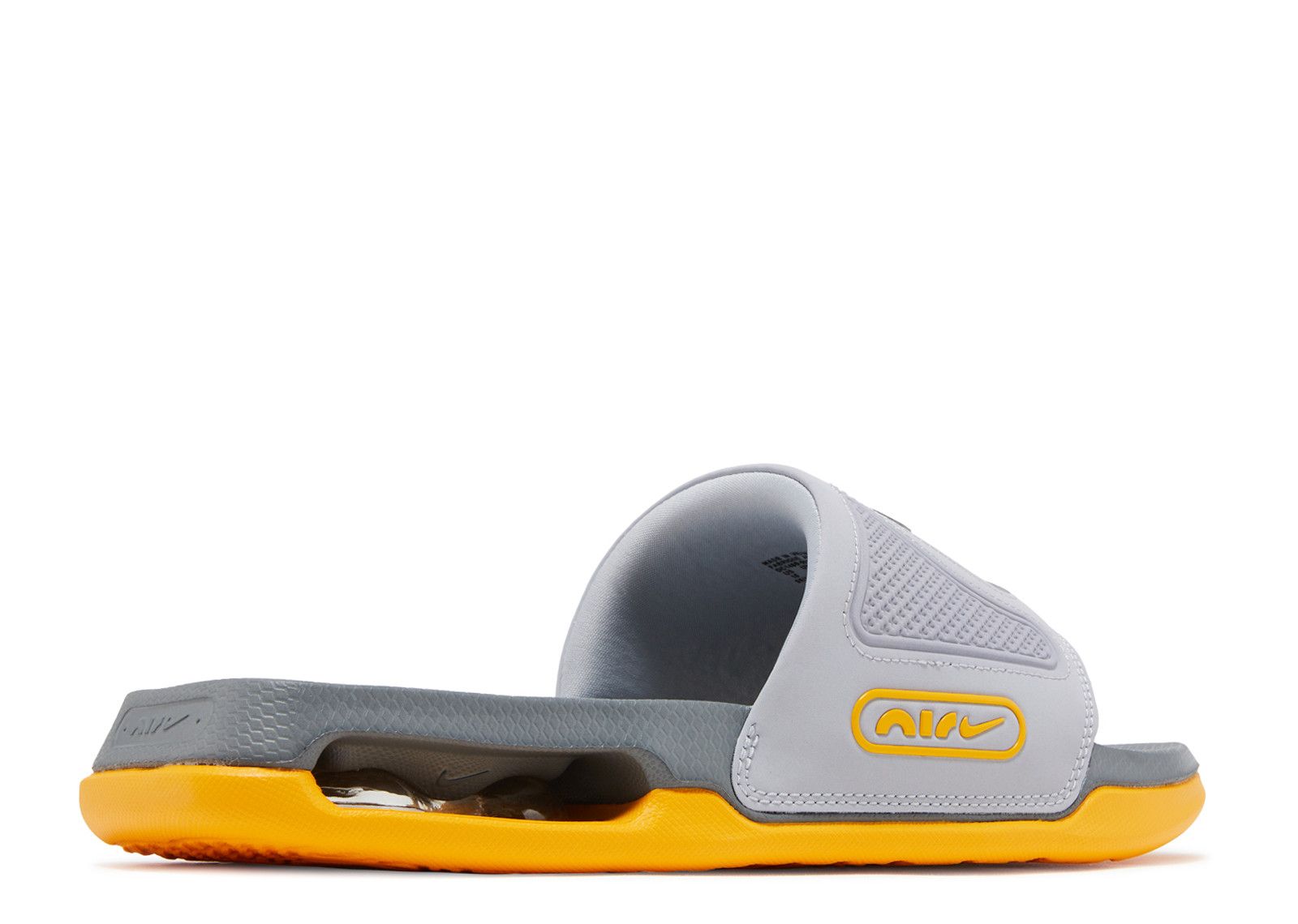 Air Max Cirro Slide 'Wolf Grey Yellow' - Nike - DC1460 001 - wolf