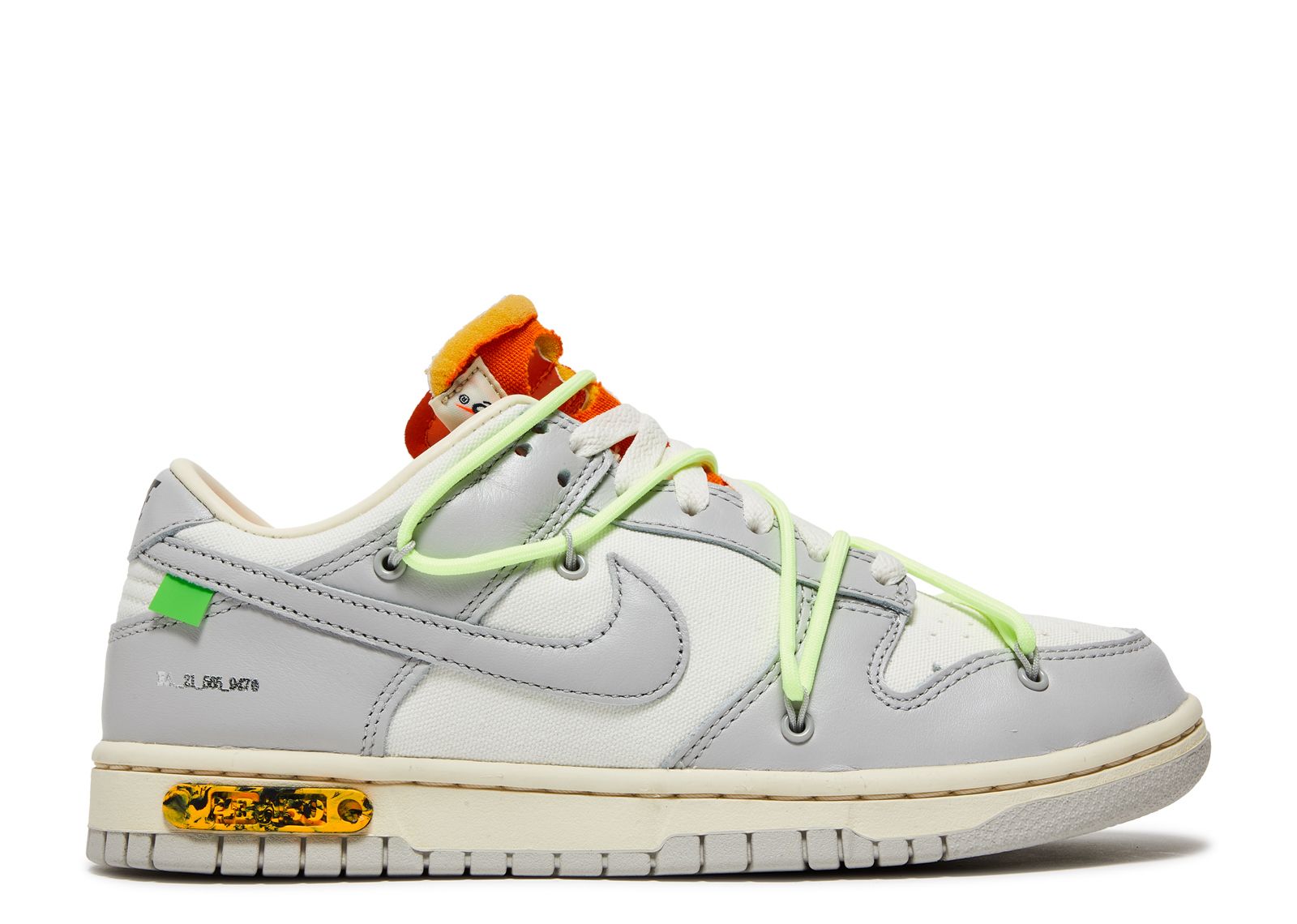 Off White X Dunk Low 'Lot 19 Of 50' - Nike - DJ0950 119 - sail
