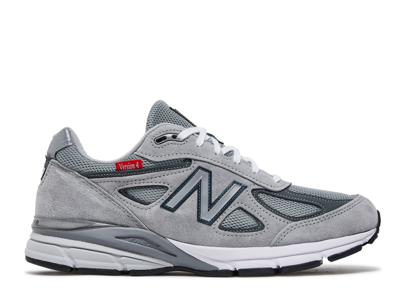 New Balance 990v4 Made In USA 'Red Label Grey' - New Balance