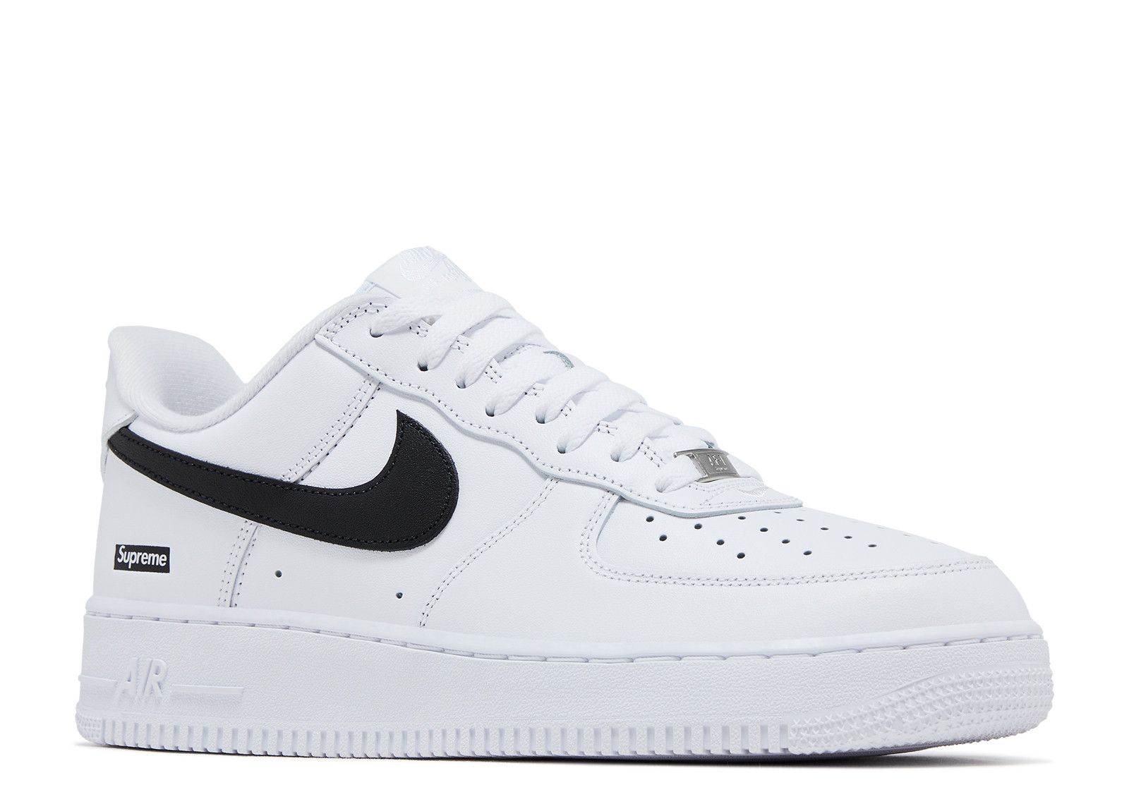 Supreme X Air Force 1 Low 'Box Logo White Black' - Nike - CU9225