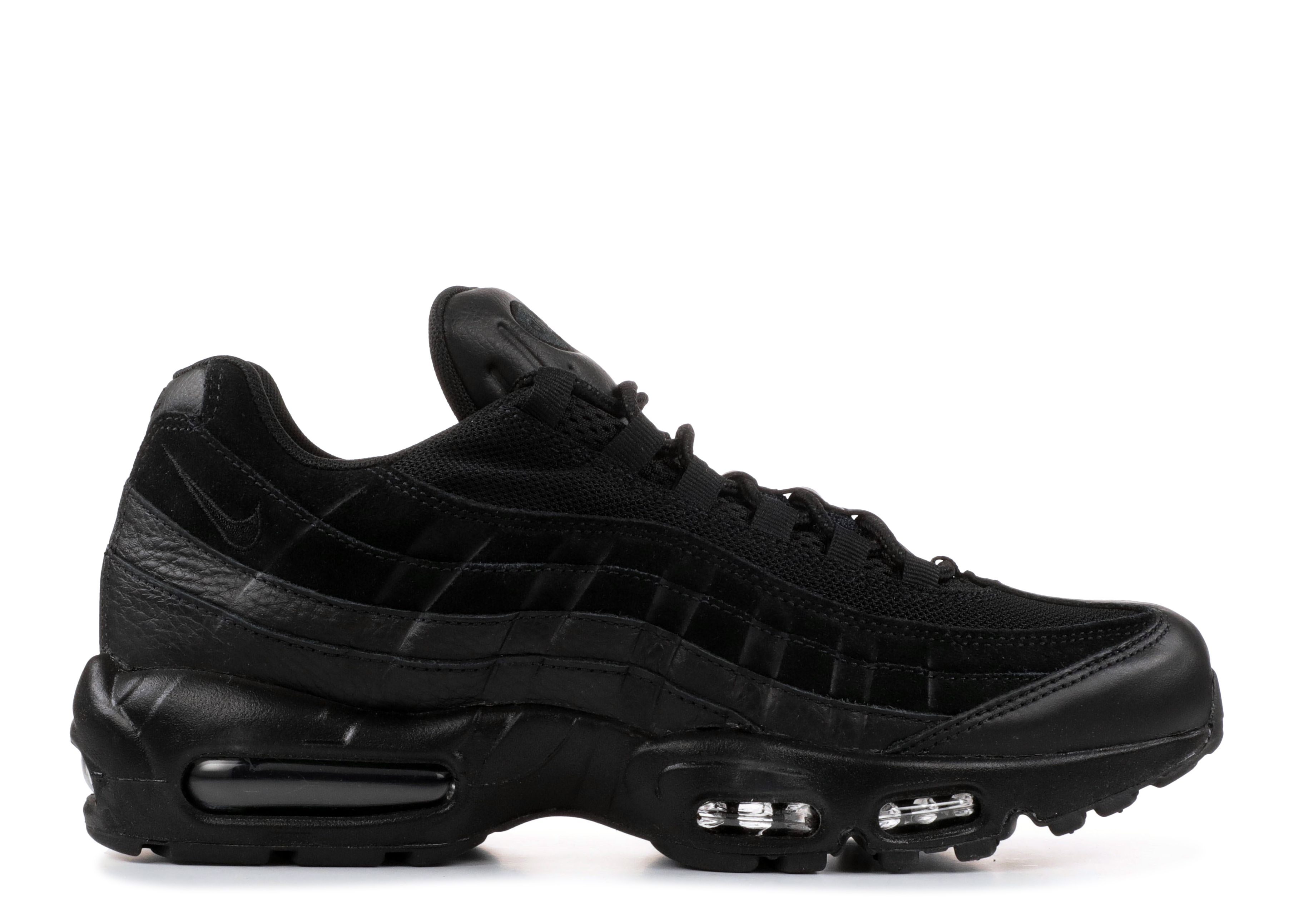 Air Max 95 Premium 'Triple Black' - Nike - 538416 012 - black