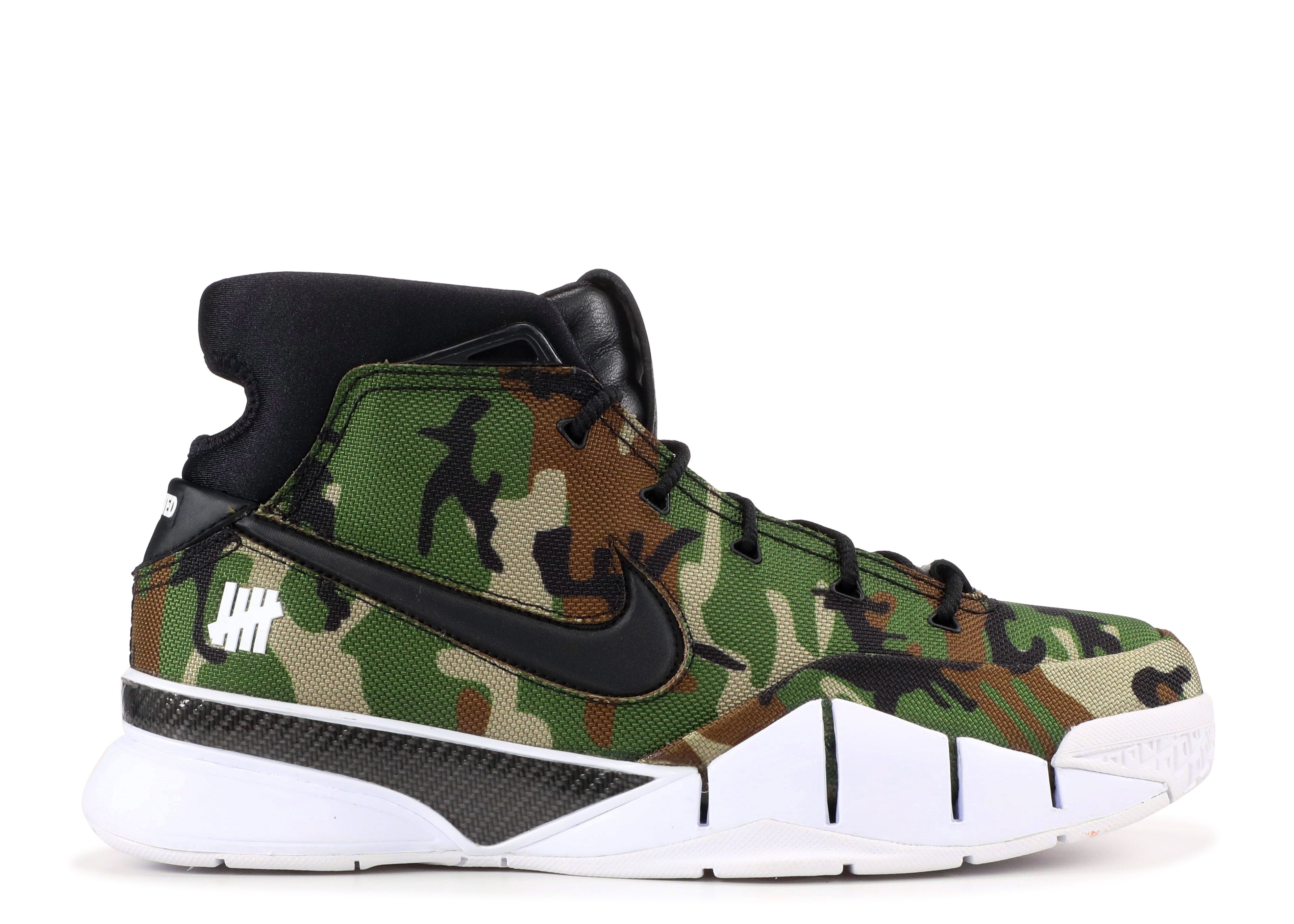 Undefeated X Zoom Kobe 1 Protro 'Camo' - Nike - AQ3635 300 - deep