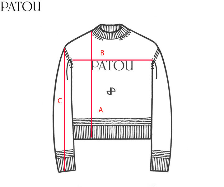 Patou | サステナブルウール＆カシミア パトゥ インターシャ セーター