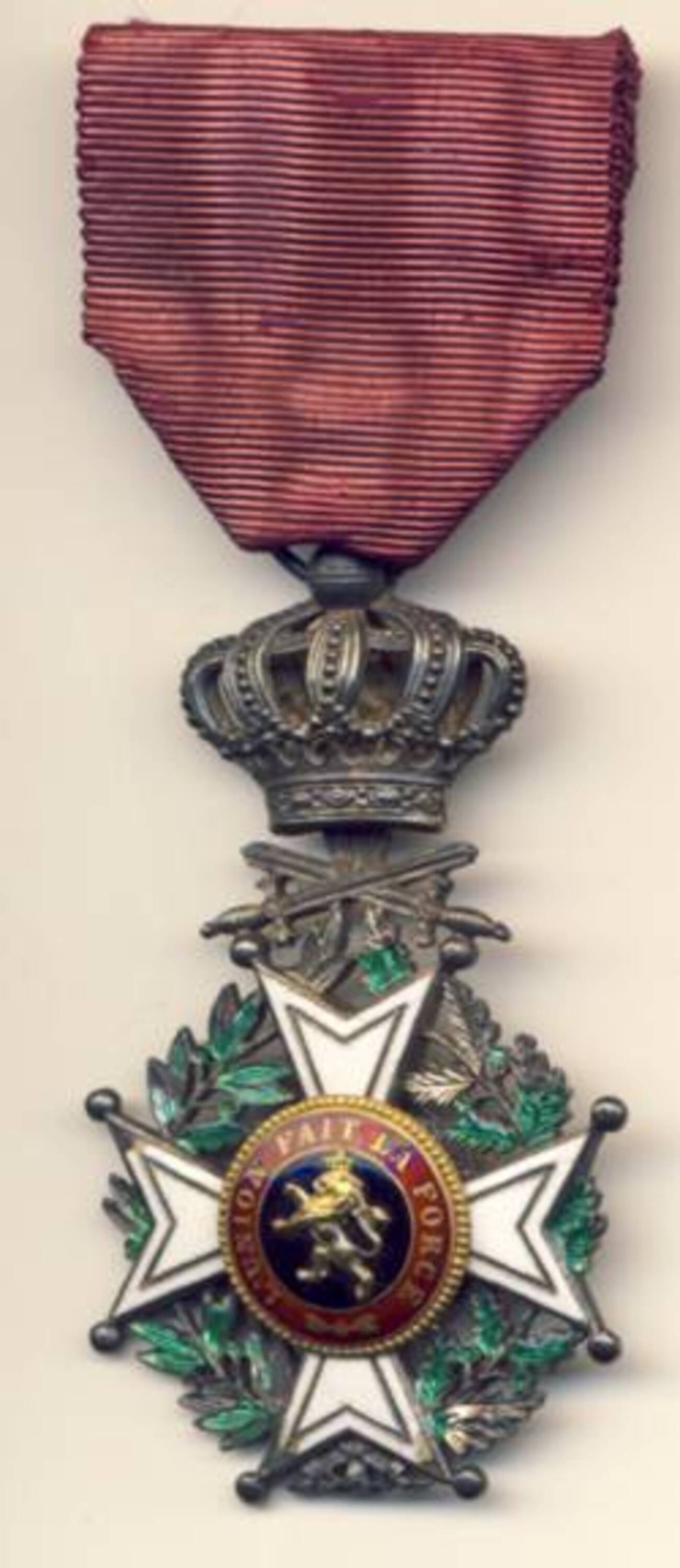 ベルギー レオポルド1世勲章（ナイト級） - 徽章はバッジにしてピン