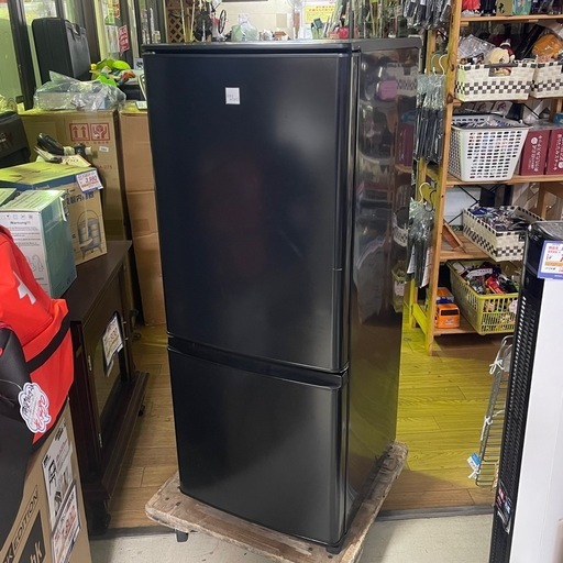 MITSUBISHI 146L2ドア冷蔵庫 ME-P15EF-KK 2021年製 中古 (リサイクル