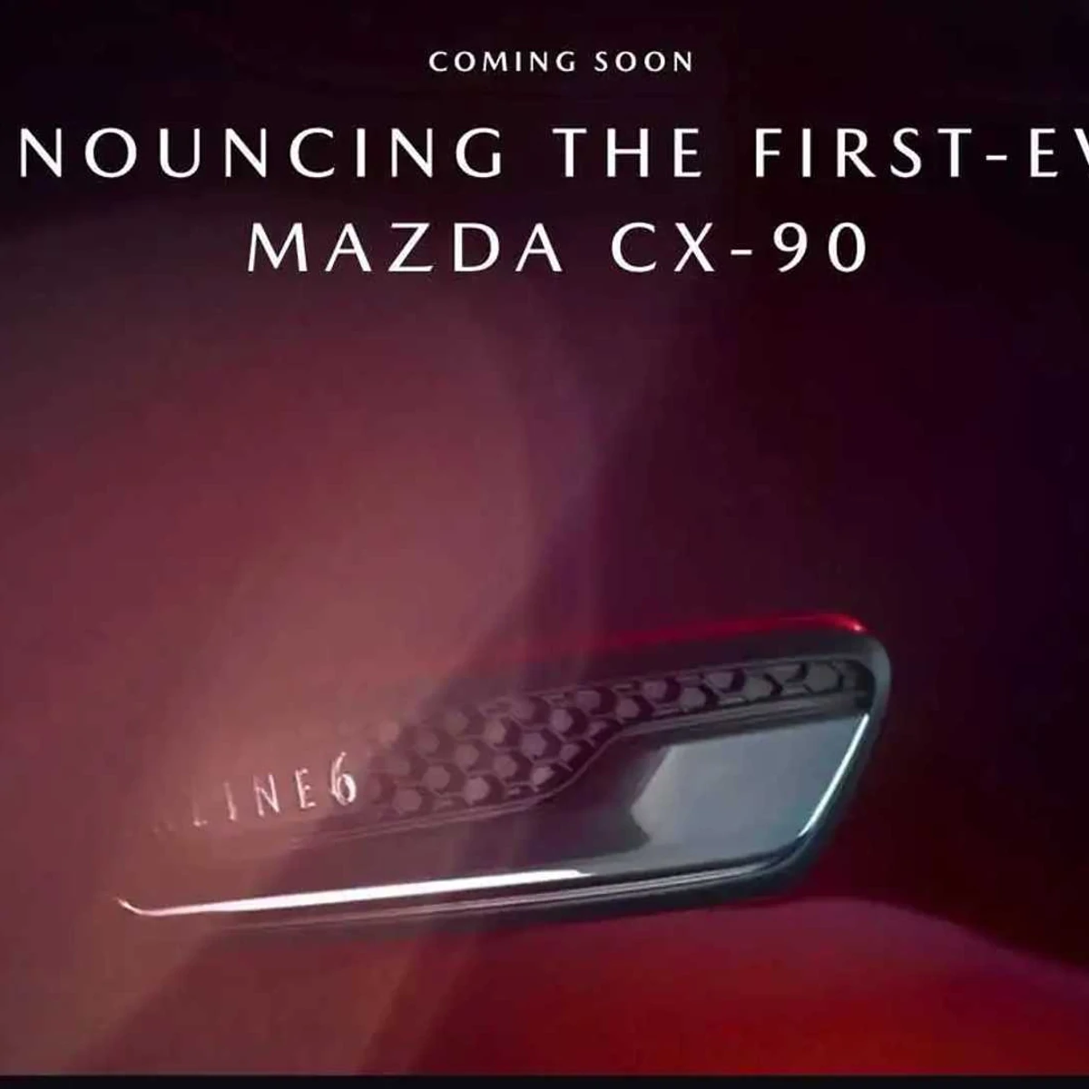 Mazda, yeni CX-90'a ait bir teaser görseli yayınladı