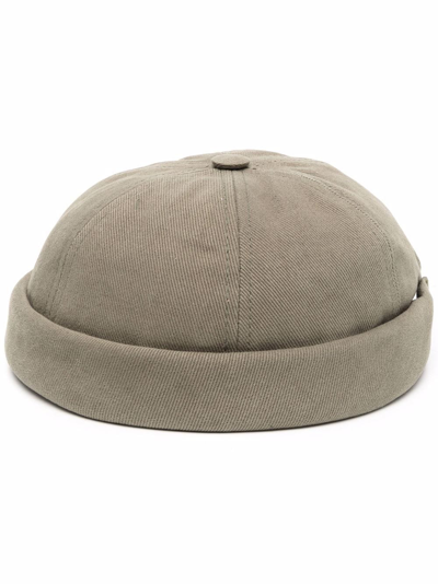 Junya Watanabe Beton Cire Flat Cotton Hat In Brown | ModeSens