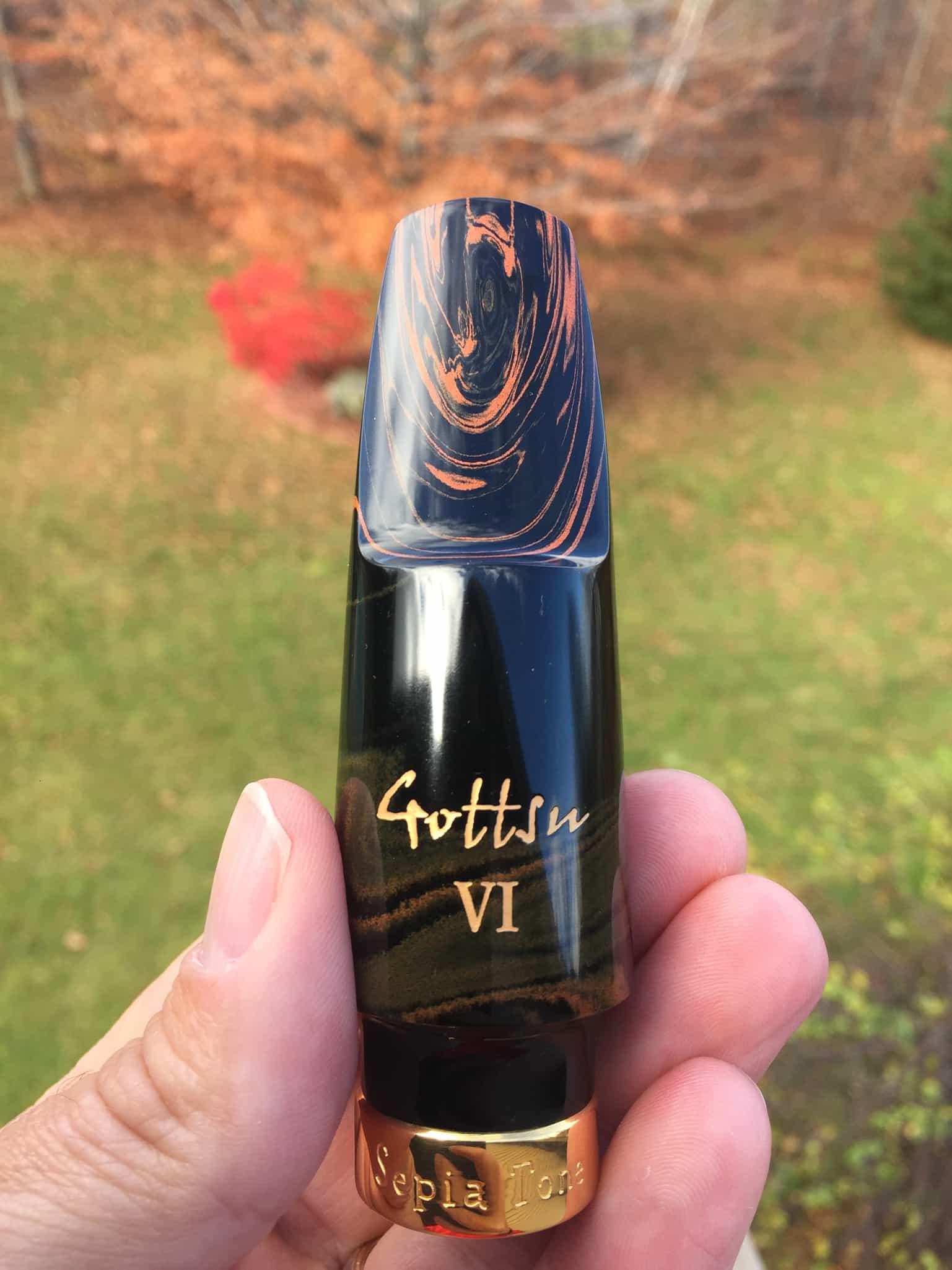 Gottsu Sepia Tone VI Marble Tenor Saxophone Mouthpiece Review