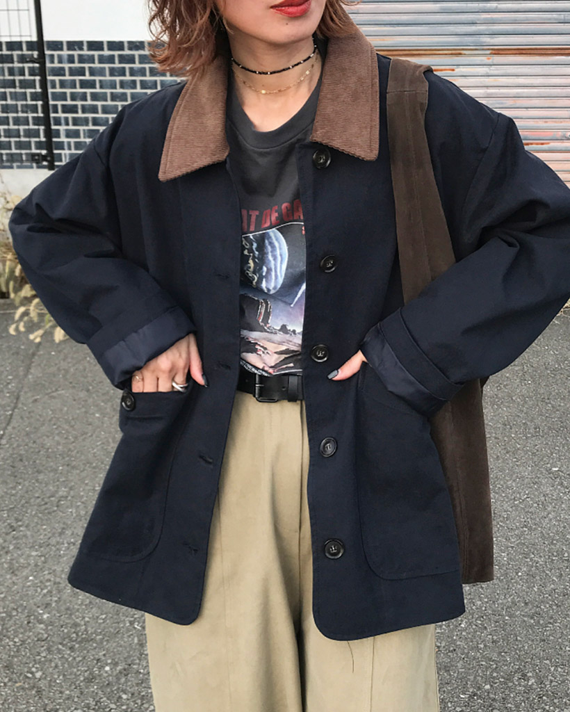 コーデュロイ襟ジャケット | ファッション通販サイト NUGU