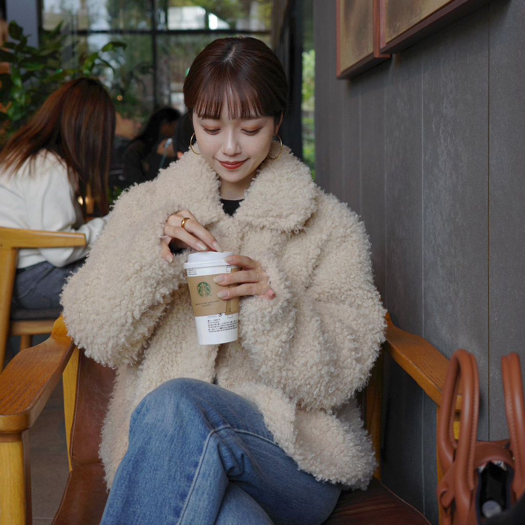 polaura リュクスファーカフジャケット リュクスファーカフジャケット