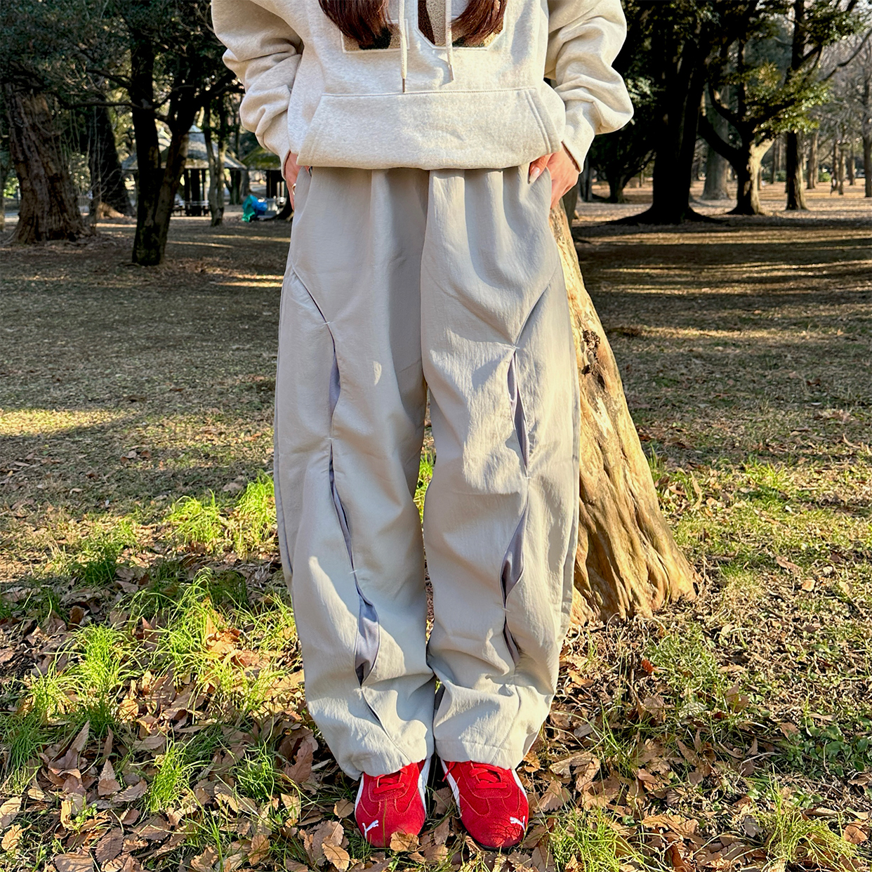 ユニセックス) ツイストナイロンパンツ | ファッション通販サイト NUGU