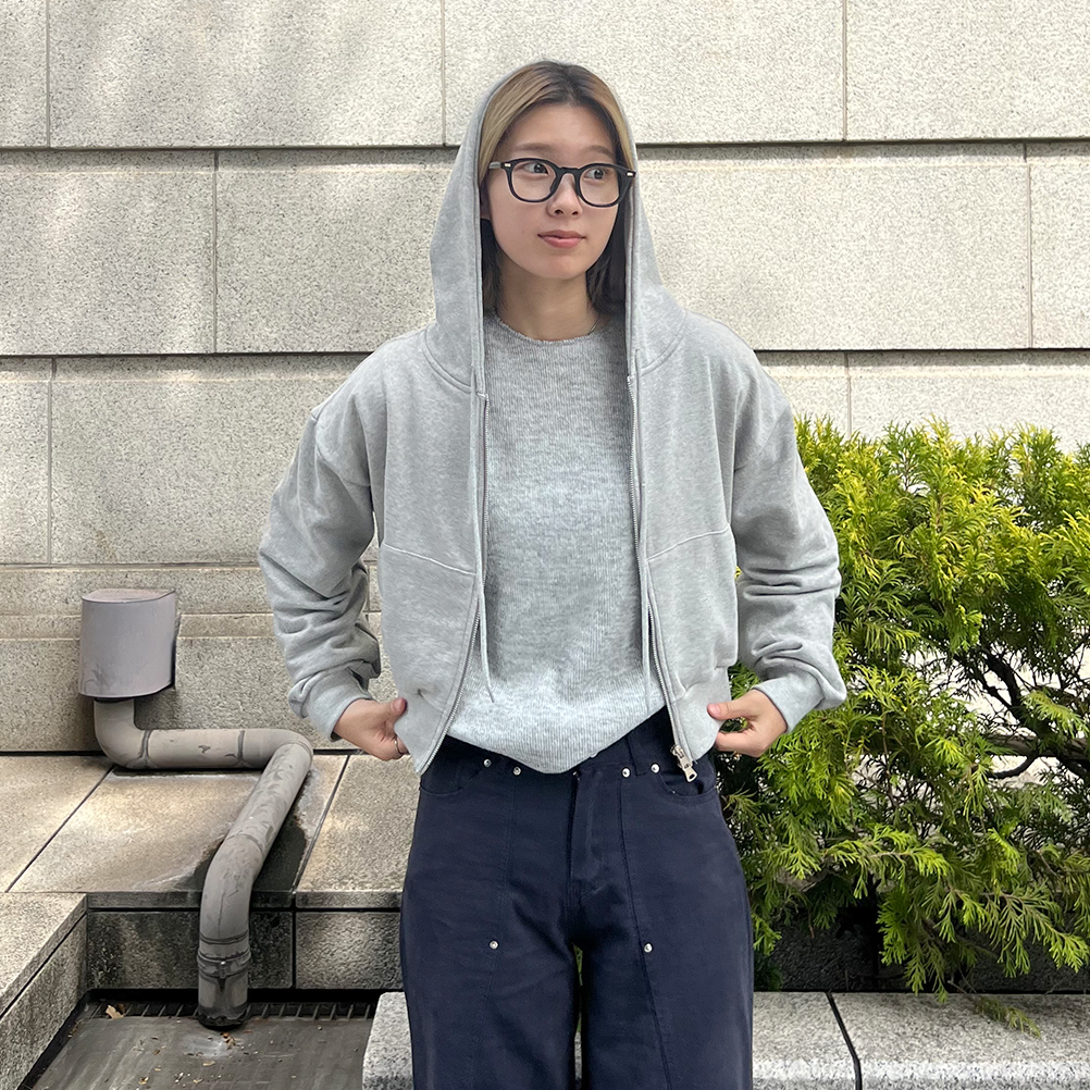 クロップドパーカー ジップアップ | ファッション通販サイト NUGU