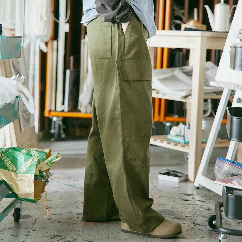 ステッチビッグポケットカーゴパンツ | ファッション通販サイト NUGU