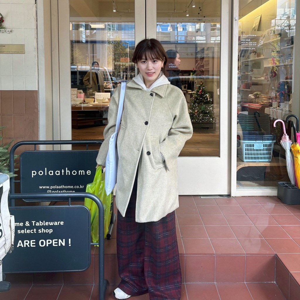 カラーミドルコート | ファッション通販サイト NUGU