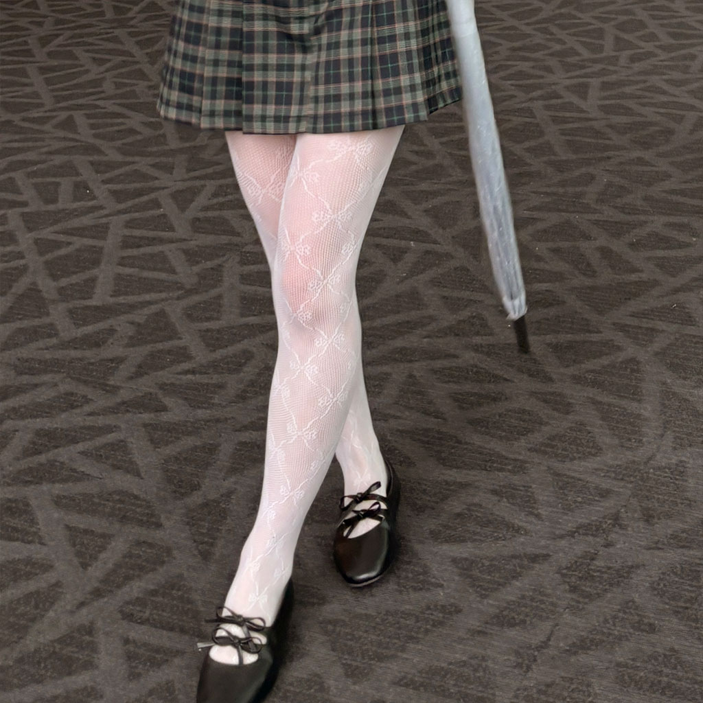 リボンレースストッキング | ファッション通販サイト NUGU