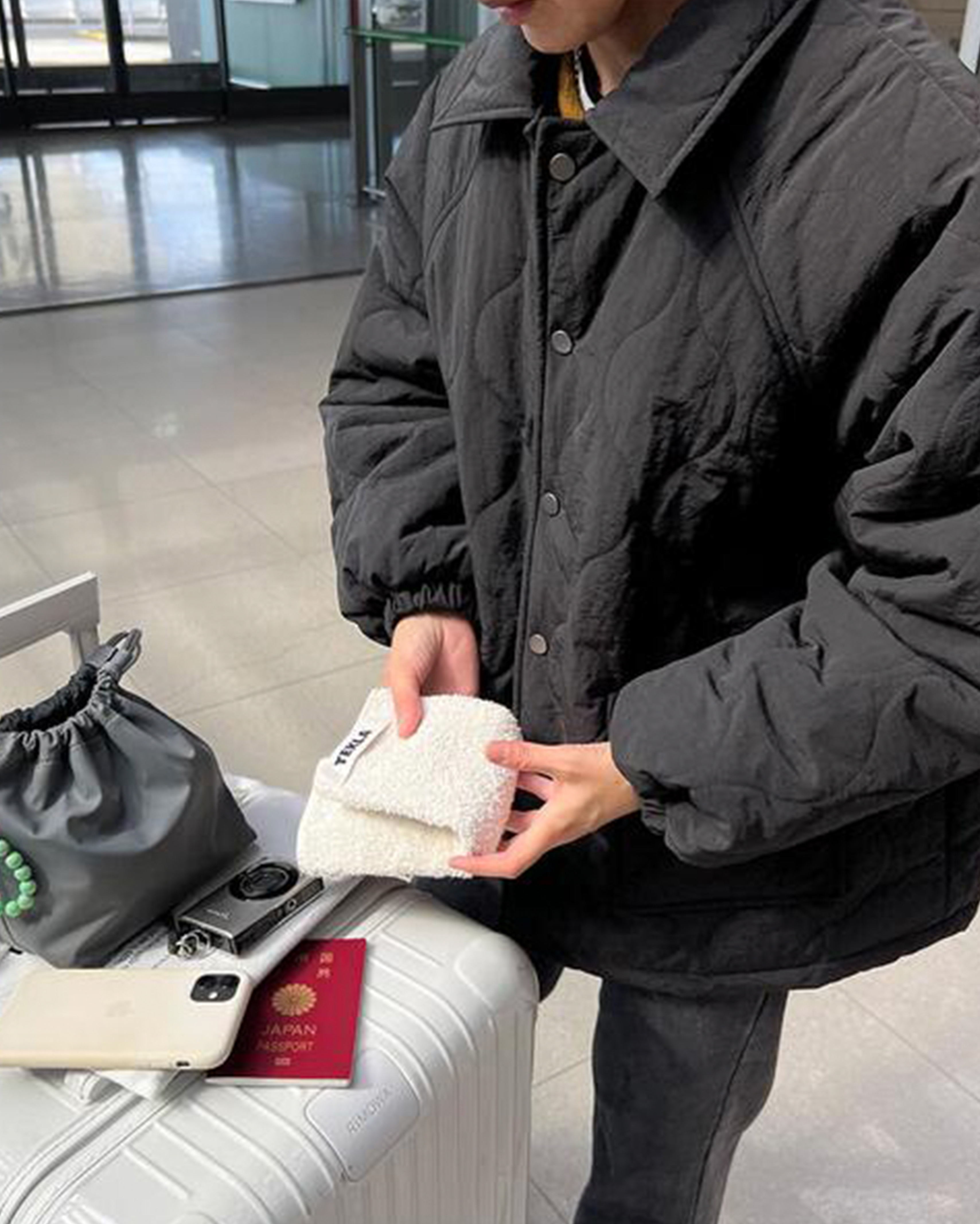 3回再販](ORIGINAL) キルティングオーバーサイズジャケット