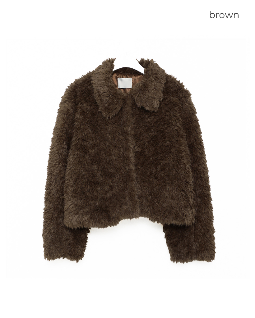 累計販売3,000枚]ボアセミクロップドファージャケット | ファッション