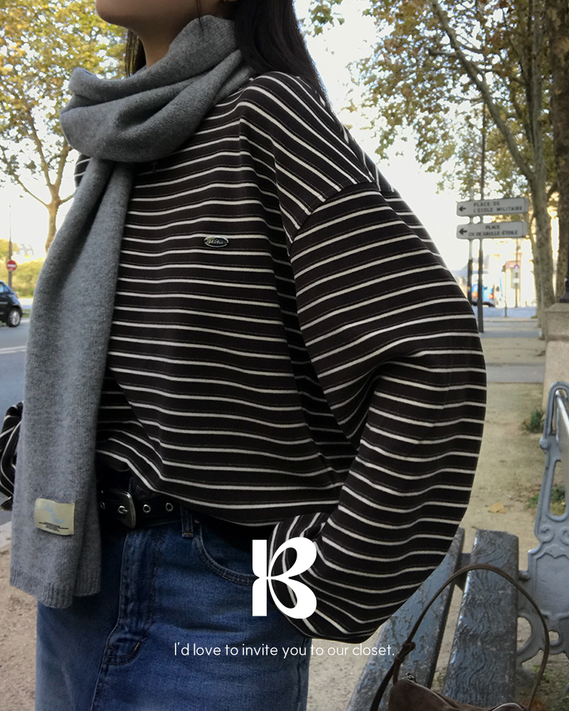 ORIGINAL]ラブ ストライプトレーナー | ファッション通販サイト NUGU