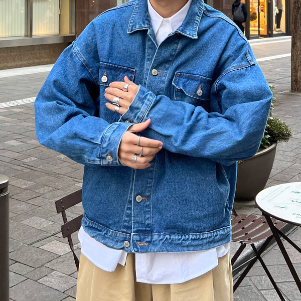 オーバーサイズデニムジャケット | ファッション通販サイト NUGU