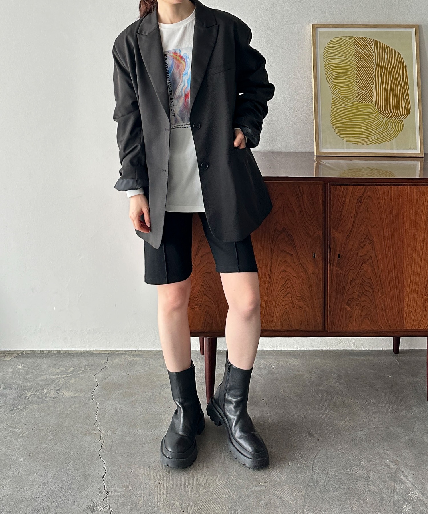 カットリブバイカーパンツ | ファッション通販サイト NUGU