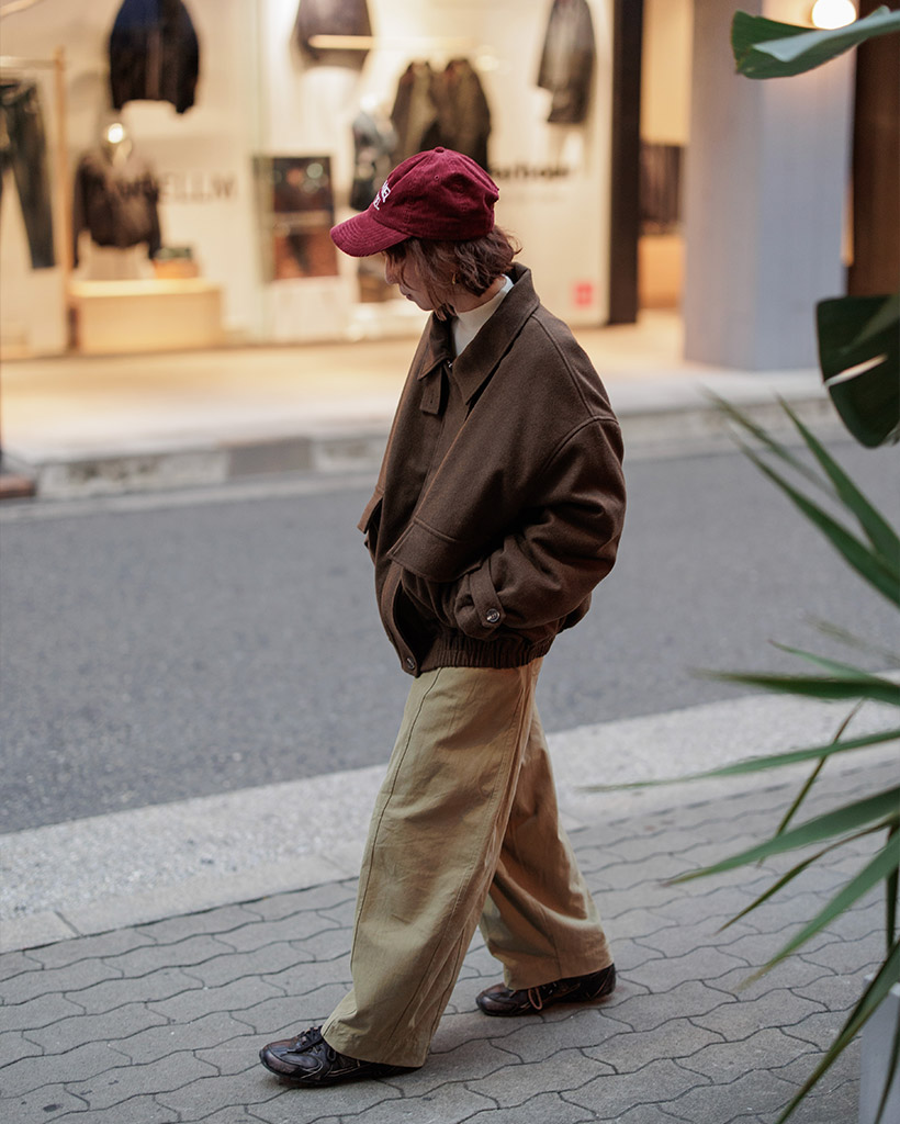 ORIGINAL) ウールライクパデッドブルゾン | ファッション通販サイト NUGU