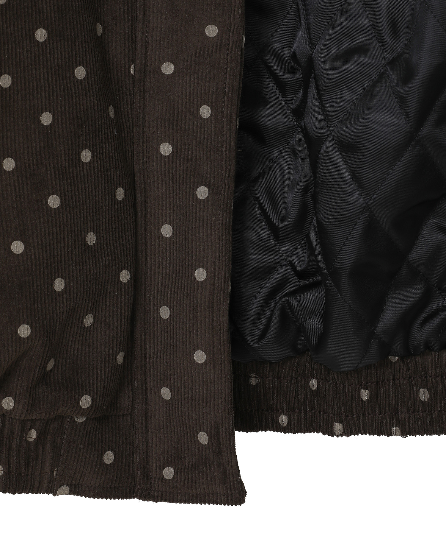 ドットコーデュロイジャケット【ブラウン】 | ファッション通販サイト NUGU