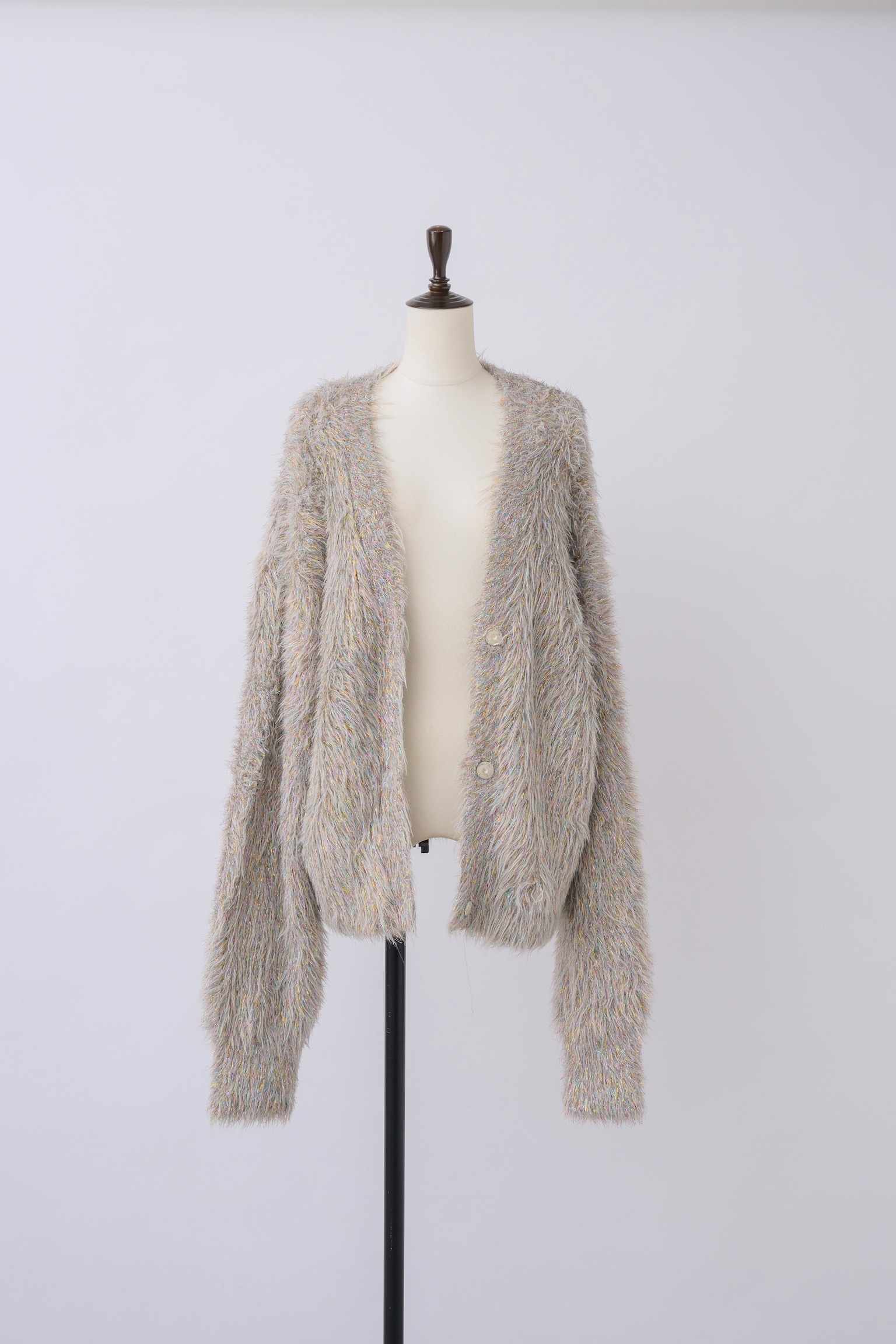 glitter＆feather yarn cardigan / ラメフェザーヤーンカーディガン