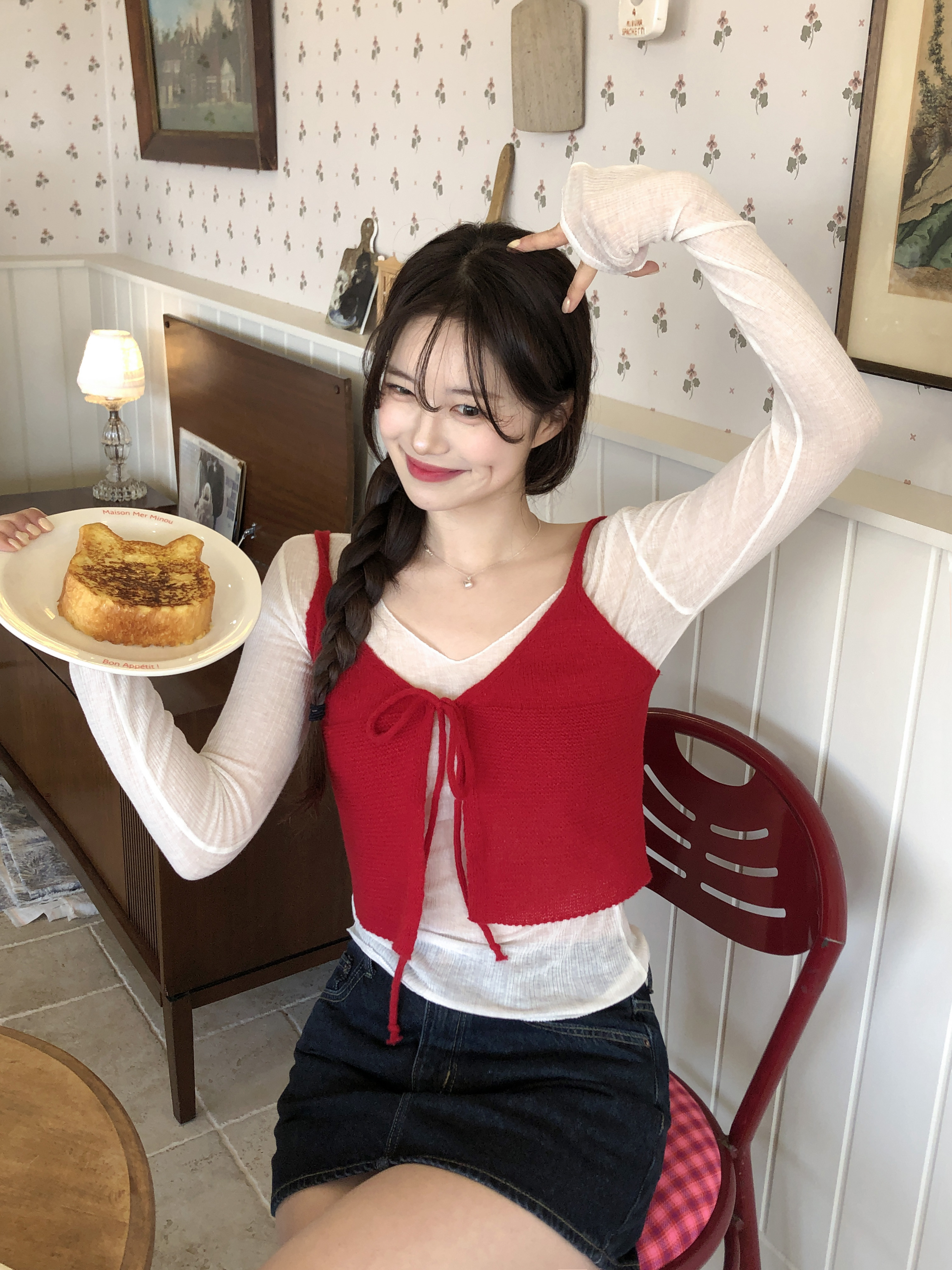 リボンニットビスチェ | ファッション通販サイト NUGU