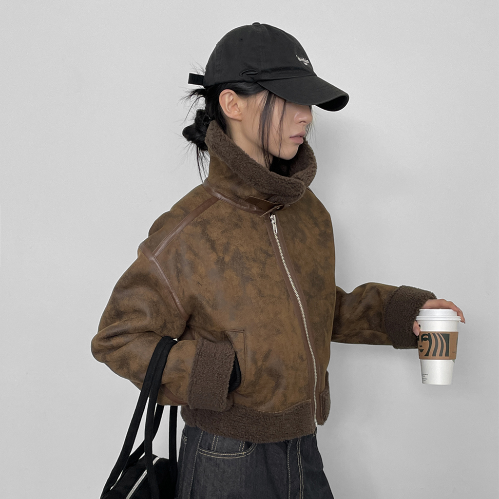 MADE] ランブルヴィンテージムートンジャケット | ファッション通販