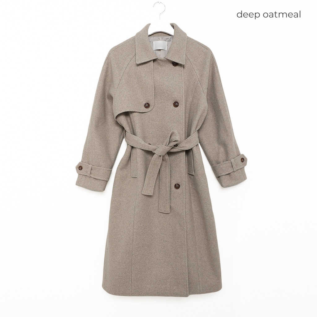 カラーツーボタンロングコート | ファッション通販サイト NUGU