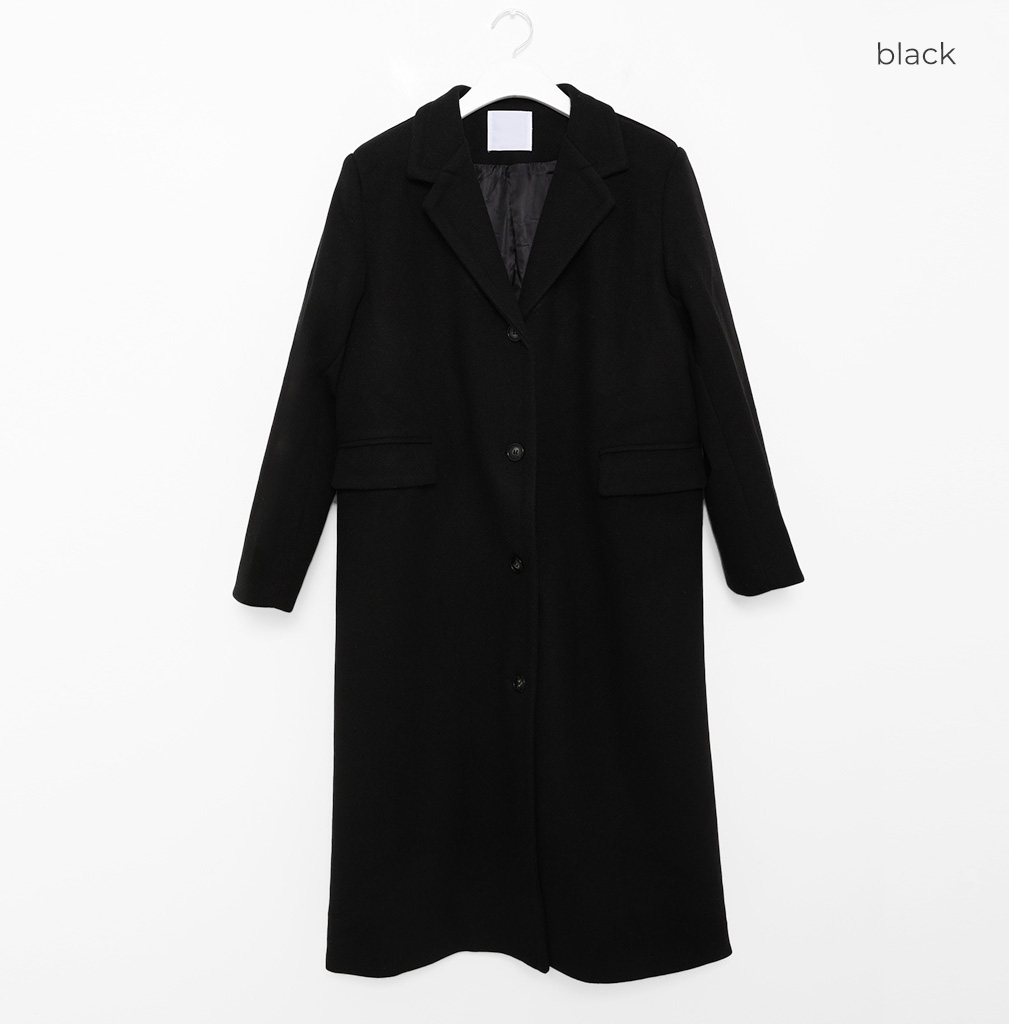 D'Azur ダジュール テーラードロングコートXXL テーラードカラーロング