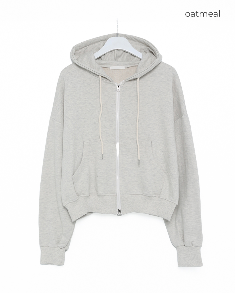 クロップドダブルジップパーカー | ファッション通販サイト NUGU