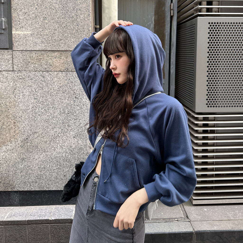 ベーシックジップアップパーカー | ファッション通販サイト NUGU