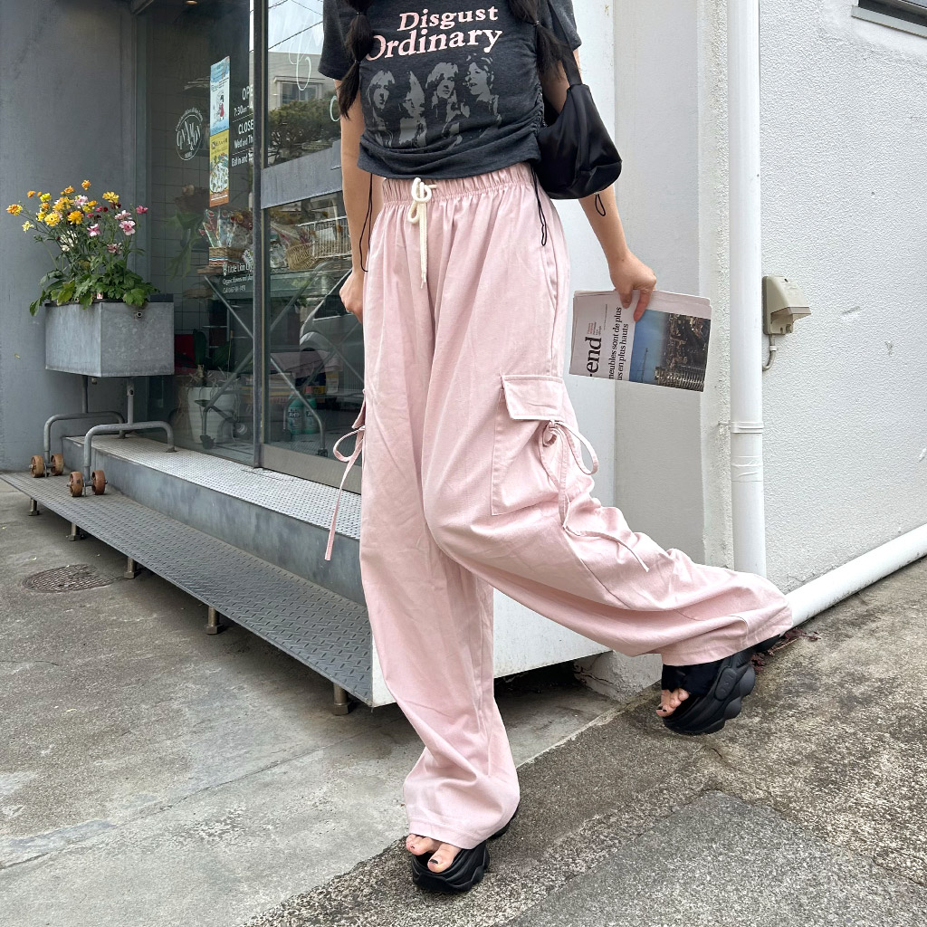 サイドリボンカーゴパンツ | ファッション通販サイト NUGU