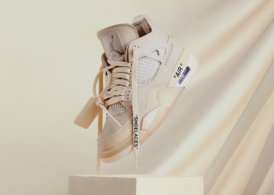 スニダンで購入可】7/25発売 OFF-WHITE × NIKE WMNS AIR JORDAN 4 SP