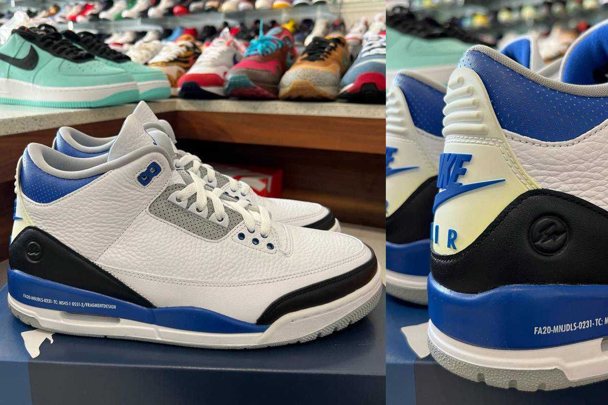 Fragment × Nike Air Jordan 3のサンプル画像が公開 | スニーカーダンク