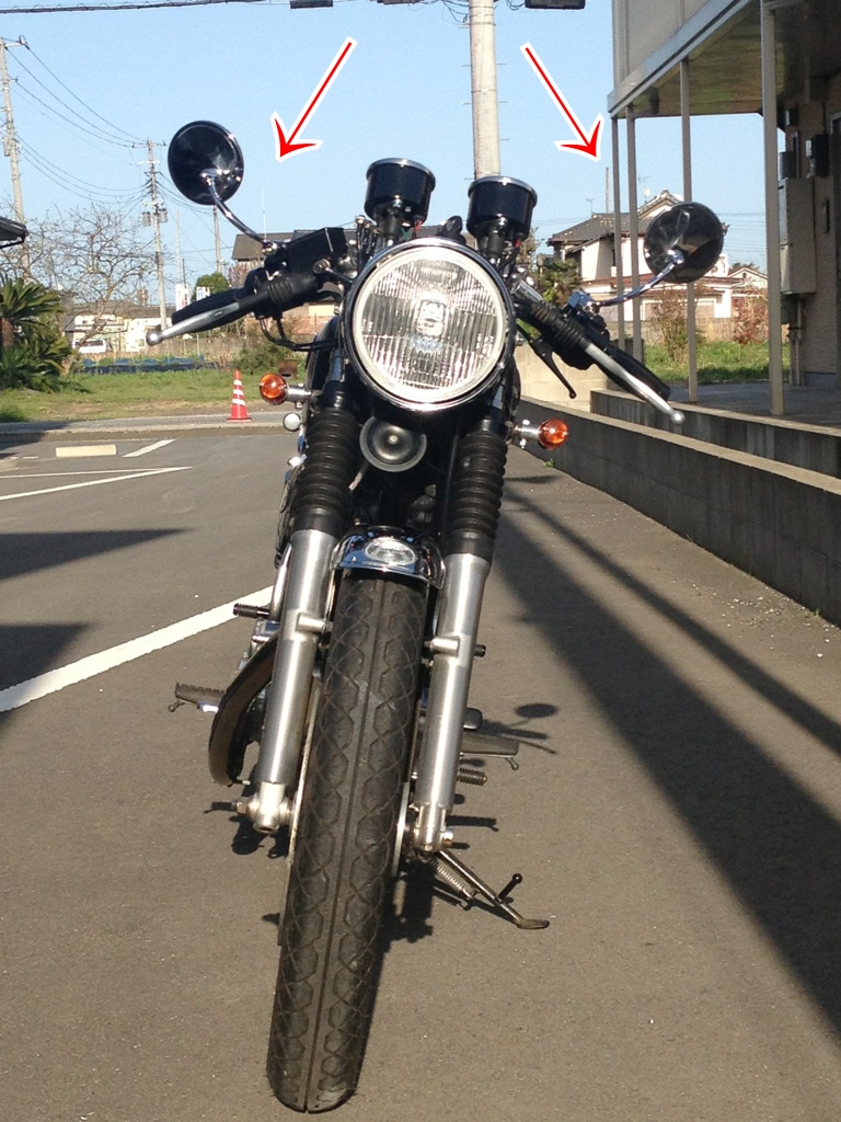 POSH オフィシャルスタジアムラウンドミラー のパーツレビュー | SR400