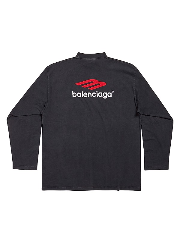 Balenciaga 3B Sports Icon Long Sleeve T-Shirt Oversized | Saks