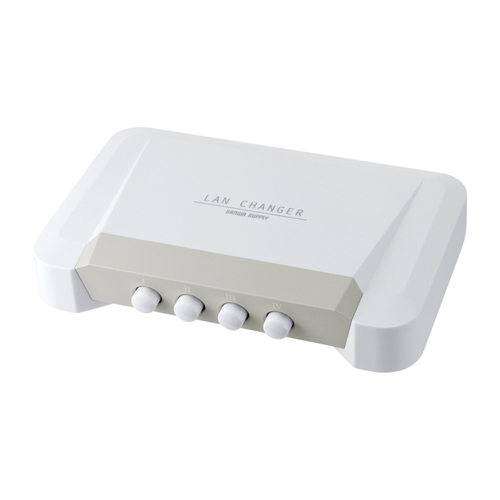 SW-LAN41【LAN切替器(4回路）】ストレート全結線・全回路切り替えでLAN