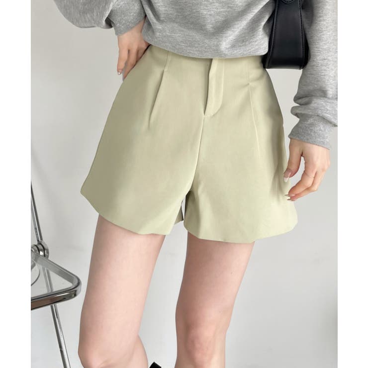 タックハイウエストベーシックショートパンツ[品番：ORGW0000478]｜Ada