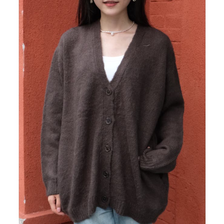 オーバーサイズモヘアカーディガン[品番：ORGW0000673]｜Ada.（エイダ