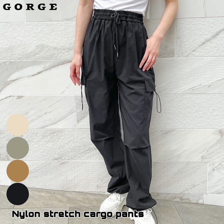 ナイロンストレッチカーゴパンツ[品番：GORW0008018]｜GORGE （ゴージ