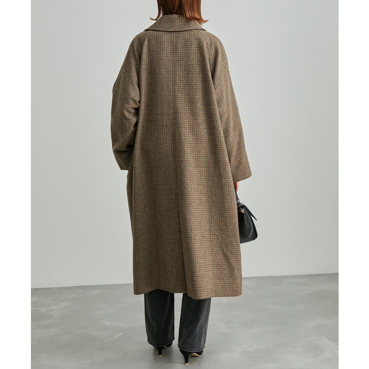 ガンクラブチェックオーバーチェスターコート[品番：RPCW0033111