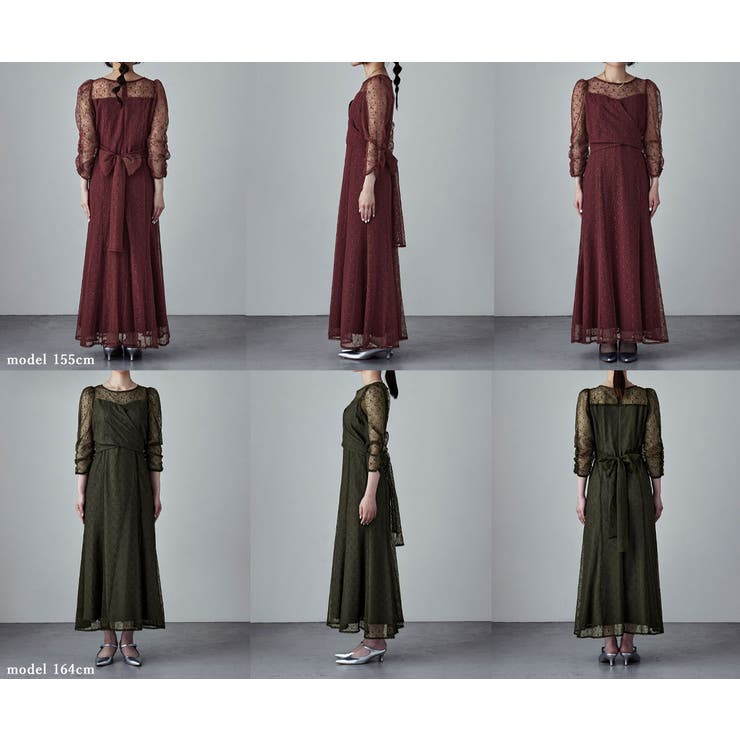 etoll エトル カシュクールデザインフレアドレス[品番：FT000009576