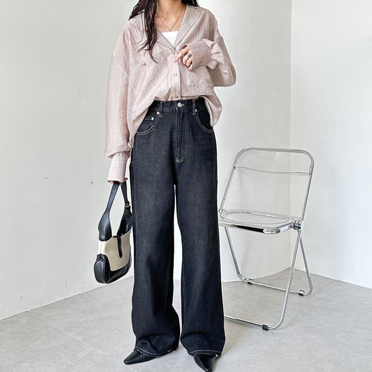 ハイウエストストレートデニム[品番：GERW0010588]｜GeeRA（ジーラ）の